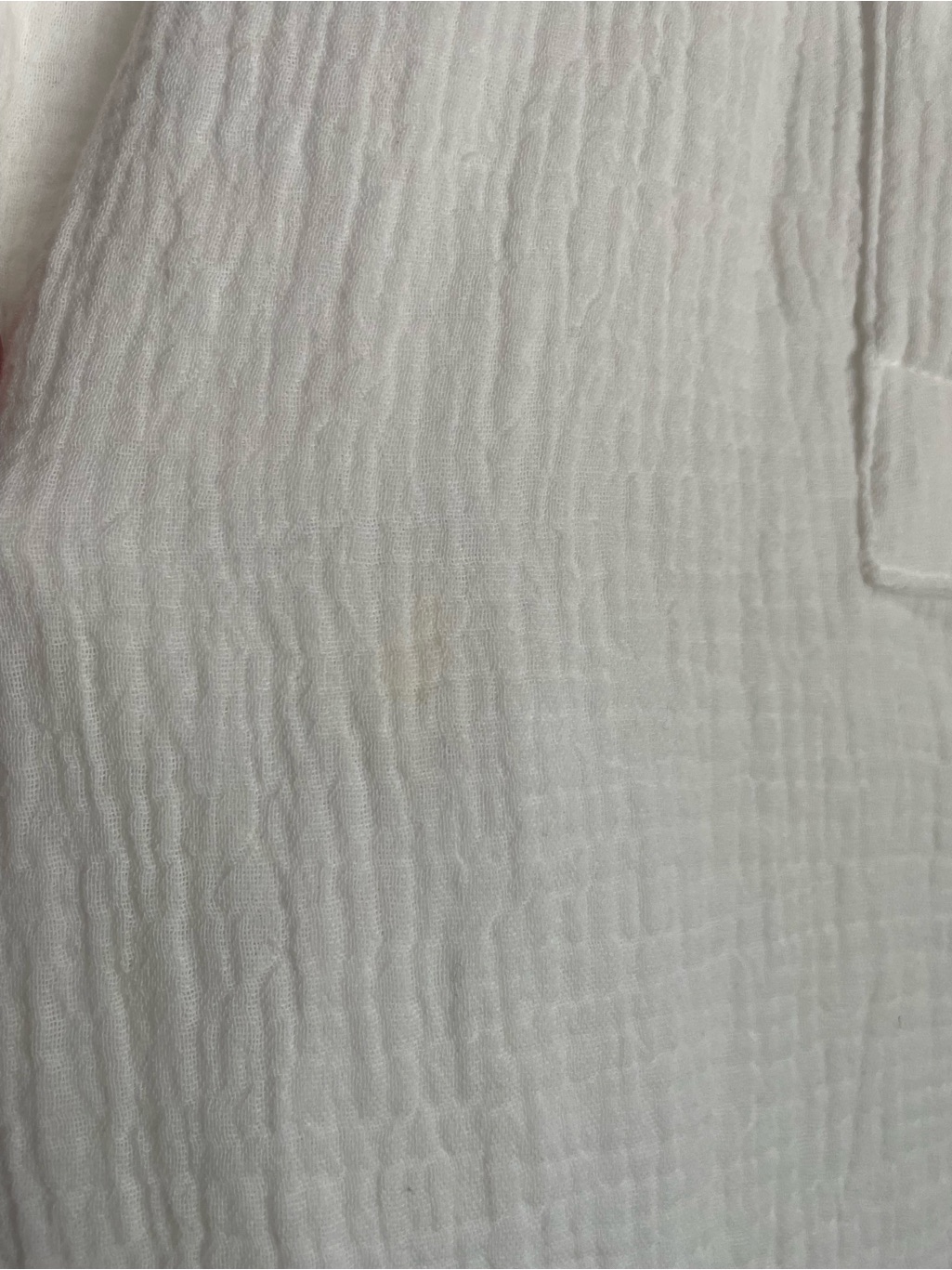 Heidi Merrick White Cotton Double Gauze Kaftan Midi Dress Size L Flawed Read — image 5 of 8